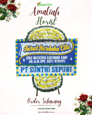 Papan Bunga Duka di Banyumurni